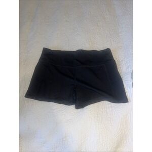 Victoria Secret Sexy Sport Black VSX Shorts Medium‎ Pull On Nylon Spandex